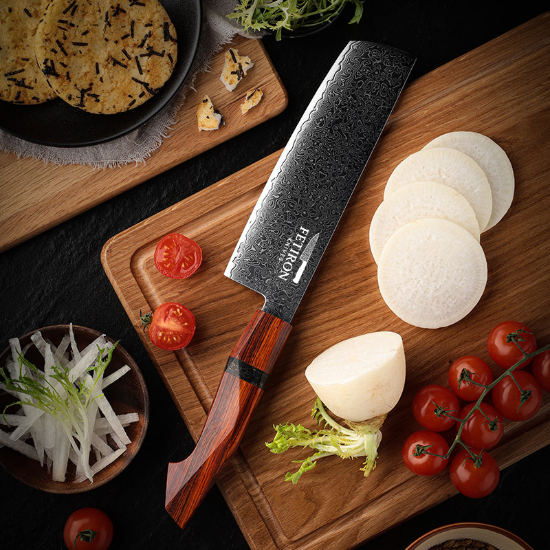 7 inch Nakiri Knife – Effortless Vegetable Mastery
