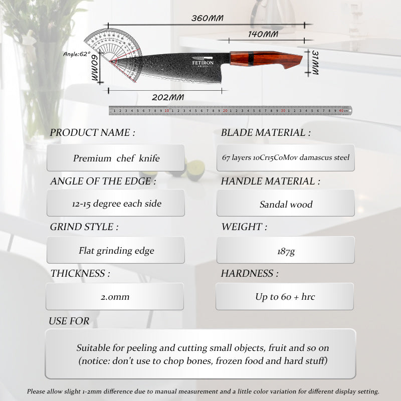8 inch Chef Knife – Your Daily Kitchen Workhorse
